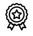 Top Service Award Ribbon Icon